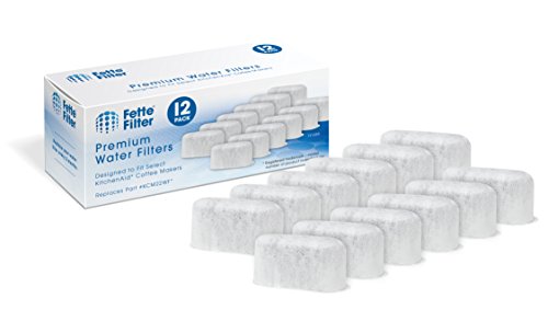 Click Here to See More Images Kitchenaid Coffee Makers Compatible Activated Charocal Water Filters Replacement for KCM22WF. Set of 12 Filters. Fits KitchenAid KCM222/KCM223, KCM1402ER 14-cup