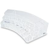 Ikee Design Acrylic Lipstick Organizer with 19 Compartments. 11"w X 4 3/4"d X 2 1/2"h
