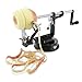 New Star Foodservice 43037 Apple and Potato Peeler with Suction Base, Black