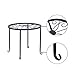 Metal Plants Stand Flowerpot Holder Iron Art Pot Holder, Flower Pot Supporting Indoor Outdoor Garden Pack of 4pcs with Different Sizethumb 3