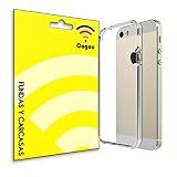 FUNDA CARCASA GEL TERMOPLASTICO IPHONE SE 5 5S TRANSPARENTE
