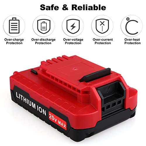 Porter Cable 20v Lithium Battery 20 Volt Replacement For