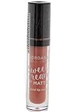 Jordanan Sweet Cream Matte Liquid Lip Color Lipstick #01 Crème Brulee ( Pack of 3 )