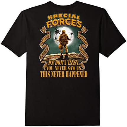 Men's Special Forces Clothing: "There's no reason" T-shirt XL Black