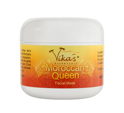 VIKAS ESSENTIALS Moroccan Queen Facial Mask, 2 Ounce
