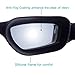 Dombo Swim Goggles Silicone Swim Cap, Swimming Goggles No Leaking Anti Fog UV Protection Triathlon with Protection Case, Earplugs, Nose Clips for Adult Men Women Youth Kids Child, Black