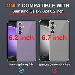 for Samsung Galaxy S24 Case, Full Body Heavy Duty