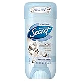 Secret Scent Expressions Coconut Splash Clear Gel Women's Antiperspirant and Deodorant, 2.6 Ounce