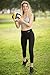 NIRLON Capri 7/8 Yoga Pants Sides Pocket High Waist Workout Black Leggings for Women