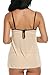 Avidlove Women Lingerie 2 Pieces Strap Sleepwear Lace Chemise See-Through Babydoll Apricot M