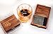 Reusable Granite Whiskey Stones Set: 9 Rocks to Chill Glass of Bourbon, Scotch, or Whisky Without Ice Cubes - Chilling Stone Won't Water Down Glasses of Liquor - Alcohol Accessories/Presents for Men