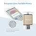 OLALA iPhone iPad Flash Drive with Apple MFi Lightning Connector USB 3.0 Memory Stick 64GB Thumb Pen Drive External Storage for iOS Android Mac Windows PC (ID101-Gold)