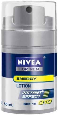 Nivea Men Nivea for Men Face Care Energy Lotion Q10, SPF15 1.7 Fluid Ounces (Pack of 3)