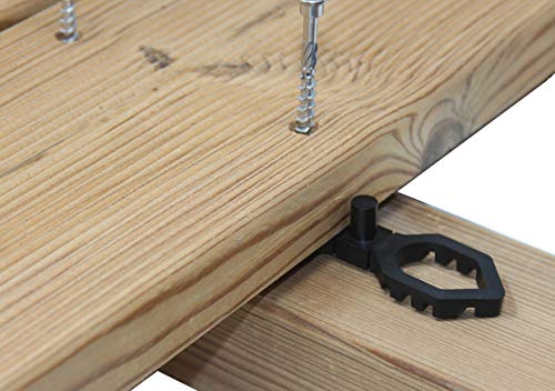 Terrassendielen Abstandhalter - THEILO Terrassfix 4/7 mm 150 Stück (Dielenabstand 7 mm 150 Stück) – Bild 3