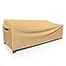 Budge P3W04SF1 All Seasons Patio Sofa Cover Lightweight, UV-Resistant, Large, Tan