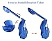 Unigear 180° Full Face Snorkel Mask -Panoramic View with Detachable for GoPro Mount and Earplug,Anti-Fog Anti-Leak Snorkeling Design for Adults and Youth (Kids Blue, XS)
