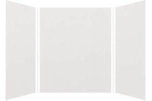 Transolid EWK606072-39 Expressions 3-Panel Shower Wall Kit, 60-in L x 60-in W x 72-in H, Gray
