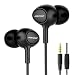 Earbuds, MIATONE Wired in- Ear Earbuds with Microphone, Dynamic Crystal Clear Sound Ergonomic Ear Buds Earphones Headphones for iPhone. iPad, Android, BlackBerry - Black
