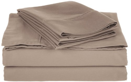 Superior Cotton Blend 800 Thread Count Deep Pocket Sheet Set, Queen, Grey