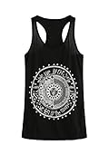 SweatyRocks Women's Printed Yoga Workout Tank Top Sleeveless Vest T-Shirt Tops