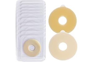 YEYSXSY Ostomy Barrier Rings No Leaking Barrier Extenders for Colostomy Bags Pack of 20