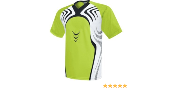 green and white soccer jersey