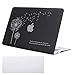 MacBook Air 13 Case with Keyboard Skin Cover Rubberized Plastic Hard Case Shell Cover for MacBook Air 13 Inch (Models: A1369 / A1466) - Dandelion Black