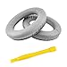 Geekria QuickFit Replacement Ear Pads for Bose QC 45/35/ 35II/35IIGaming/ 25/15, AE 2/2i/2w, SoundTrue, SoundLink AE, QCSE, New QuietComfort Headset Earpads (Silver Grey)