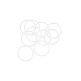 uxcell Silicone O-Rings, 23mm OD 20mm ID 1.5mm