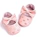 Voberry Baby Girls Stripe Bow Shoes Toddler Princess Flat Leather Moccasins (12~18Month, Pink)