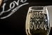 Wedding Party Wine Glasses (Mother of the Bride and Groom Set, Arrow, 2)