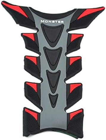 Motorcycle Tank Gas Protector Pad Sticker 3D Fiber Rubber Decal Red (YG029) Fit For Honda CBR1000RR FIREBLADE 2008 2009 2010 2011 2012
