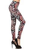 Printed Leggings Toss The Feather (F367-OS)