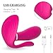 G-Spot Wearable Vibrator Butterfly Waterproof Vibrators Clitoris Masturbation Dildo Adult Sex Toys Invisible Wand USB Rechargeable Vagina Stimulator Massager with 9 Vibration Mode for Women Couples