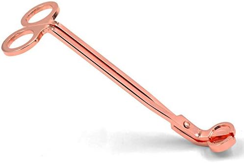 Onlywax Stainless Steel Polished Wick Trimmer (Rose Gold)