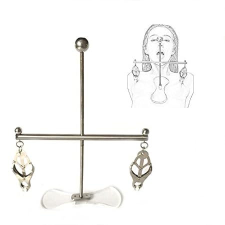 SM Schmetterling Einstellbare Folter Spielen Nippel Käfig BDSM Bondage Fesseln Metall Nippel Clips