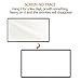FUN 100 inch Projection Screen 16:9 HD Portable Movies Screen PVC Fabric for Projector Home Theater Outdoor