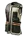 Beretta Mens US Two Tone Shooting Vest, Green Olive, XL
