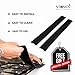 STOVEN Stove Top Burner Covers Premium Gas Range Protector 100% Non-Stick Reusable Oven Liners/BBQ Grill Mats Sheets Accessories + FREE StoveTop Gap Fillers Best 10 Piece Set