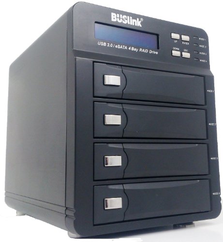 Buslink 4-Bay RAID USB 3.0/eSATA External Desktop Hard Drive (56TB)