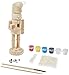 MasterPieces Works of Ahhh Holiday Craft Set - Nutcracker Santa Wood Paint Kit