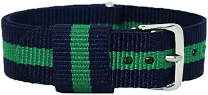 jStrap Watch Band NATO Nylon Ballistic Straps Canvas Straps with Stainless Steel Buckle(18mm,20mm,22mm）