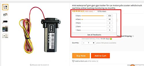 HOCHE Mini Waterproof GPS Tracker for Car Motorcycle Vehicle Truck Real Time Online Tracking Monitoring(9-80V DC)