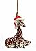 Little Critterz Giraffe Christmas Ornament Animal Decor, Animal Lovers Ornament Gifts Christmas Miniature Porcelain Figurine