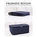 Hanging Toiletry Bag,Portable Travel Cosmetic Bag by EVATECH Waterproof Makeup Bag Organizer Women and Men Shaving Kit for Camping Vacation Travel Accessories with Study Hook (Navy)