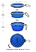 MiNiPet Dog Bowl Stainless Steel Removable Pet Bowls Water Food Feeder With Non Spill and Skid Resistant Silicone Mat Set of 2 Puppy Cats Travel Bowl