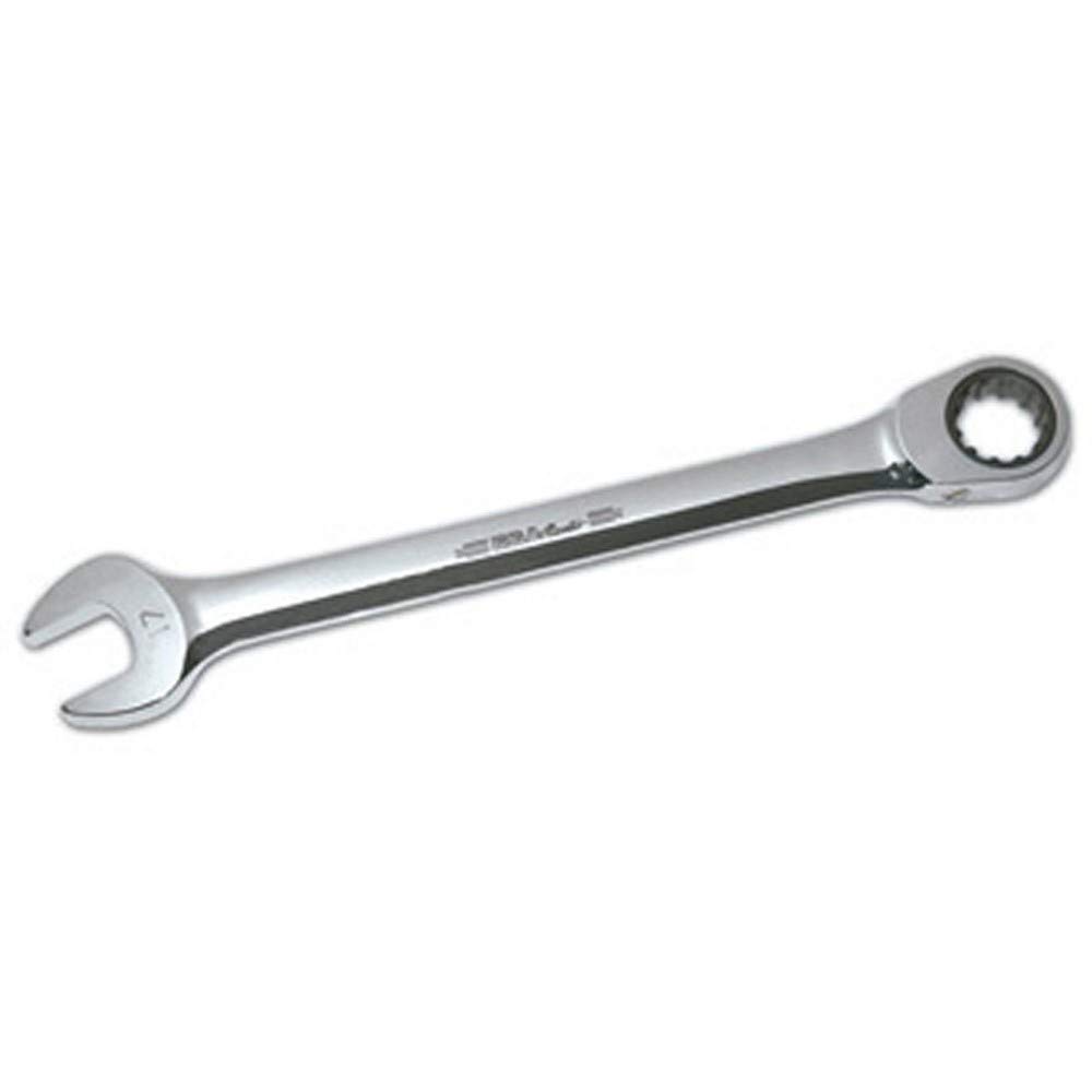 Ega Master 62653 - Mastergear Comb.Ratchet Wrench 10 Mm Mirror Polished Chrome Plating