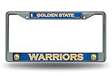 Golden State Warriors LBL Chrome Metal License Plate Tag Frame Cover NBA Basketball