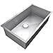 Golden Vantage Single Basin Bowl Undermount Handmade 18 Gauge Stainless Steel Kitchen Sink (32 Inch x 18 Inch)