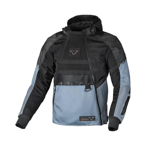 Macna Rebelite Jacket, Black/Grey, Medium Unisex Adult, black/grey, M
